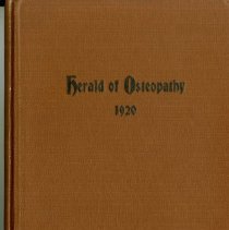 Herald of Osteopathy Volume 14, 1920