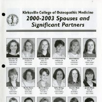 2000-2003 Spouses and Significant Partners
