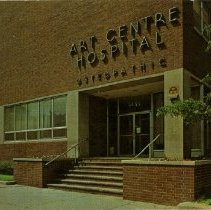 Art Centre Osteopathic Hospital Postcard