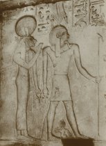 Shrine of Amenophis I Wall Relief of Sakhmet and Nefertem