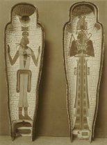 Interior Anthropoid Coffins of Priest Ankhefenkhonsu, Decorated with Deities Nut and Osiris