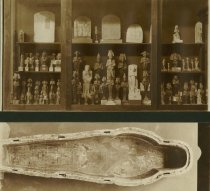 Exhibit of Stelae and Statuettes of God Osiris