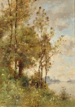 Bank of the Loire Near Chouzé