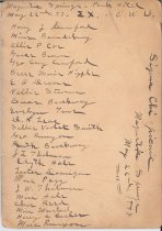 Back Of Sigma Chi Magnetic Springs Ohio Wesleyan 1897