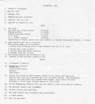 Ancestry Interview 1