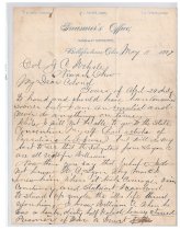 1887 Letter To Wehrle P1