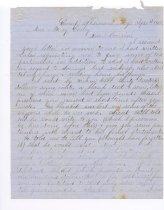 From Cousin S.C. Rose Sep 1 1863 Front