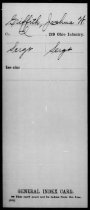 Griffith, Joshua W (sergt)