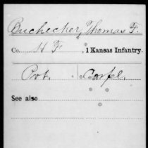 Buchecker, Thomas F (pvt)