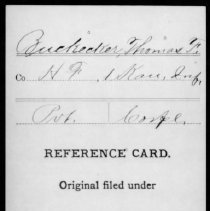 Buckecker, Thomas T (pvt)