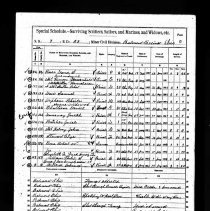 1870 Veteran Schedule