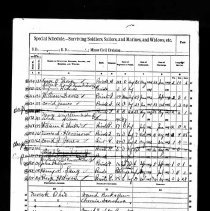 1890 Veteran Schedule