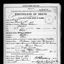 Washington Dc Death Certificate