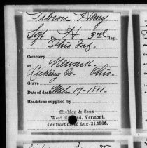 Headstones Provided For Cw Veterans