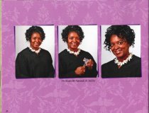 Three Photos Of Romonda Belcher Wearing Judges Robe