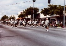 Parade of Men in Scottish Regalia