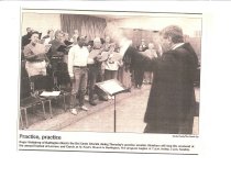 Bel Canto Chorale Practice Session