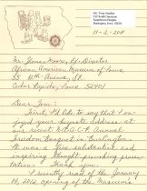 Terry Strother's Letter to Tom Moore