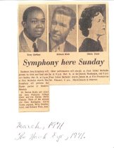 "Symphony Here Sunday"