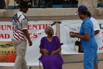 Mamie Norville at Juneteenth Celebration