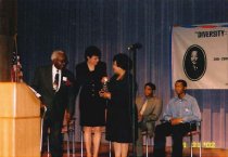 Marian Coleman Receiving Award