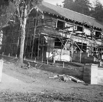 New Jewett family home in Gardiner, OR during construction ca 1908