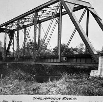 Calapooia River RR bridge