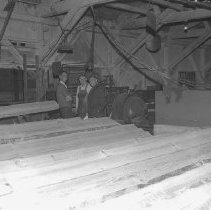 Sawmill interior, ca 1950