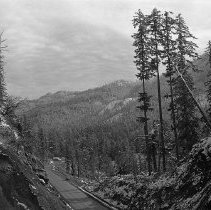 N. Umpqua Hwy. snow scene