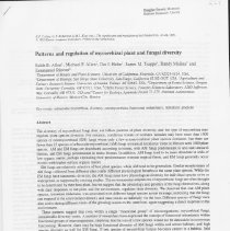 Patterns and regulation of mycorrhizal plant and fungal diversity /, The significance and regulation of soil biodiversity