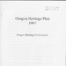 Oregon Heritage Plan
