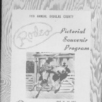 Program for Eleventh Annual Douglas County Rodeo