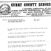 Curry County Echoes