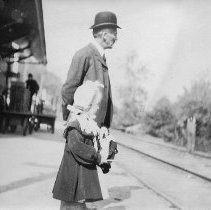 W. F. Jewett with small girl