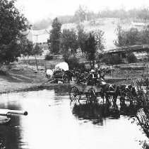 Fording Calapooia Creek, Oakland, OR