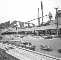 Lumberyard at sawmill