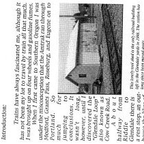 The Southern Pacific Railroad in Cow Creek Canyon