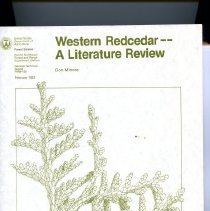Western Redcedar -- A Literature Review