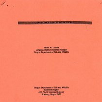 1994 Daimond Lake Angler Survey