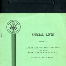 List of cartographic records of the Bureau of Indian Affairs, No. 13