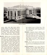 Roanoke Virginia Chamber of Commerce brochure, pages 4 & 5