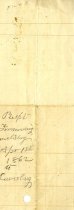 Handwritten receipt to B. Keagy, back