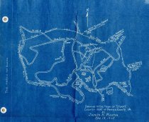 Blueprint Drawing of Stuart, Virginia