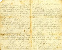 Letter from James Thrasher to his aunt