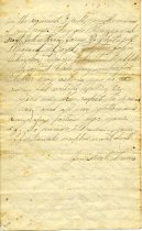 Letter from James Thrasher to his aunt