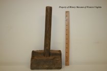 Wooden carpenter's mallet
