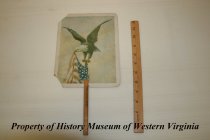 Novelty, paper hand fan.