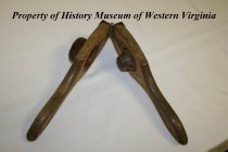 Wooden press for fruit, ie. lemons, limes, oranges.