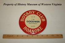 Large Advertising Button.