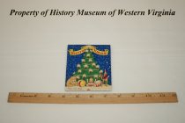 Christmas matchbook cover.